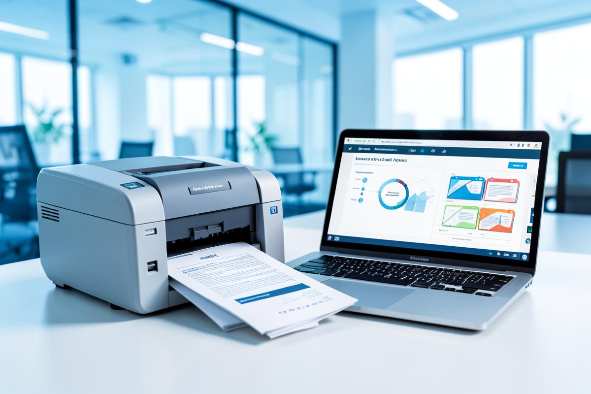 Digitizing paper files with a document scanner